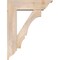 Ekena Millwork Balboa Traditional Smooth Bracket w/ Offset Brace, Douglas Fir, 7 1/2"W x 26"D x 34"H BKT0806X26X34BOA01SDF - alternate 3